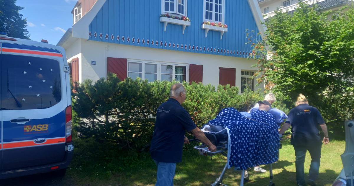 Noch einmal mit dem ASB-Wünschewagen zum Sommerferienhaus