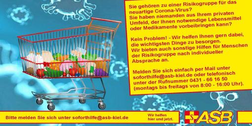 Einkaufshilfe ASB Kiel Fyer